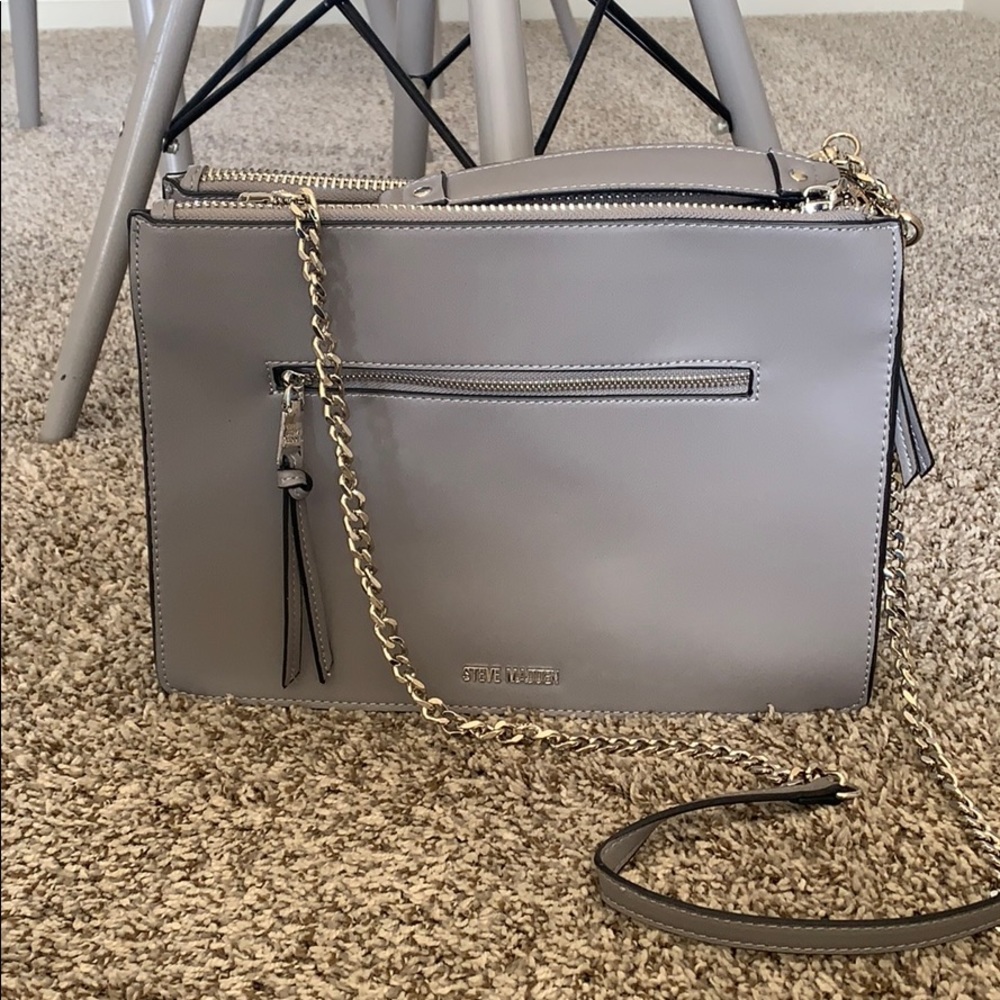 Steve Madden gray crossbody purse
